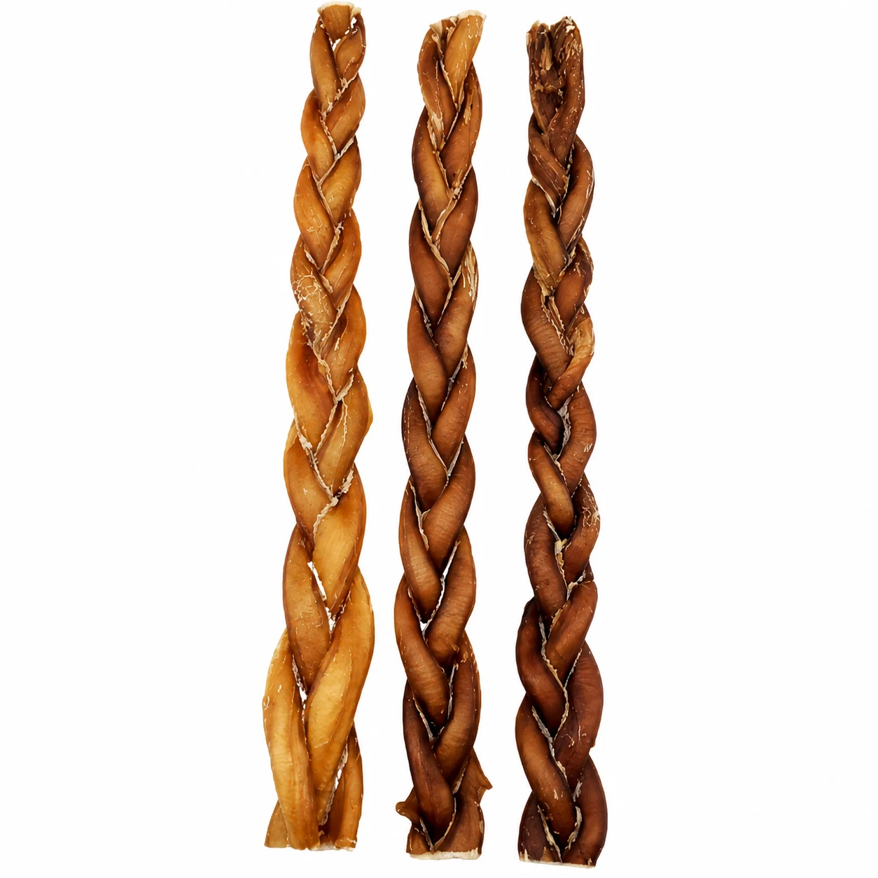12 Braided Bully Stick 2 12"- Bully Stick - Braided Low Odour -JUMBO (10 pc) - Image 1