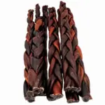 12" - Braided Beef Collagen Stick - Brown (10 pc)