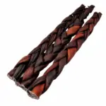 12" - Braided Beef Collagen Stick - Brown (10 pc) - Image 3