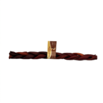 12" - Braided Beef Collagen Stick - Brown (10 pc) - Image 4