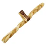12" - Braided Beef Collagen Stick - Natural (10pc) - Image 4