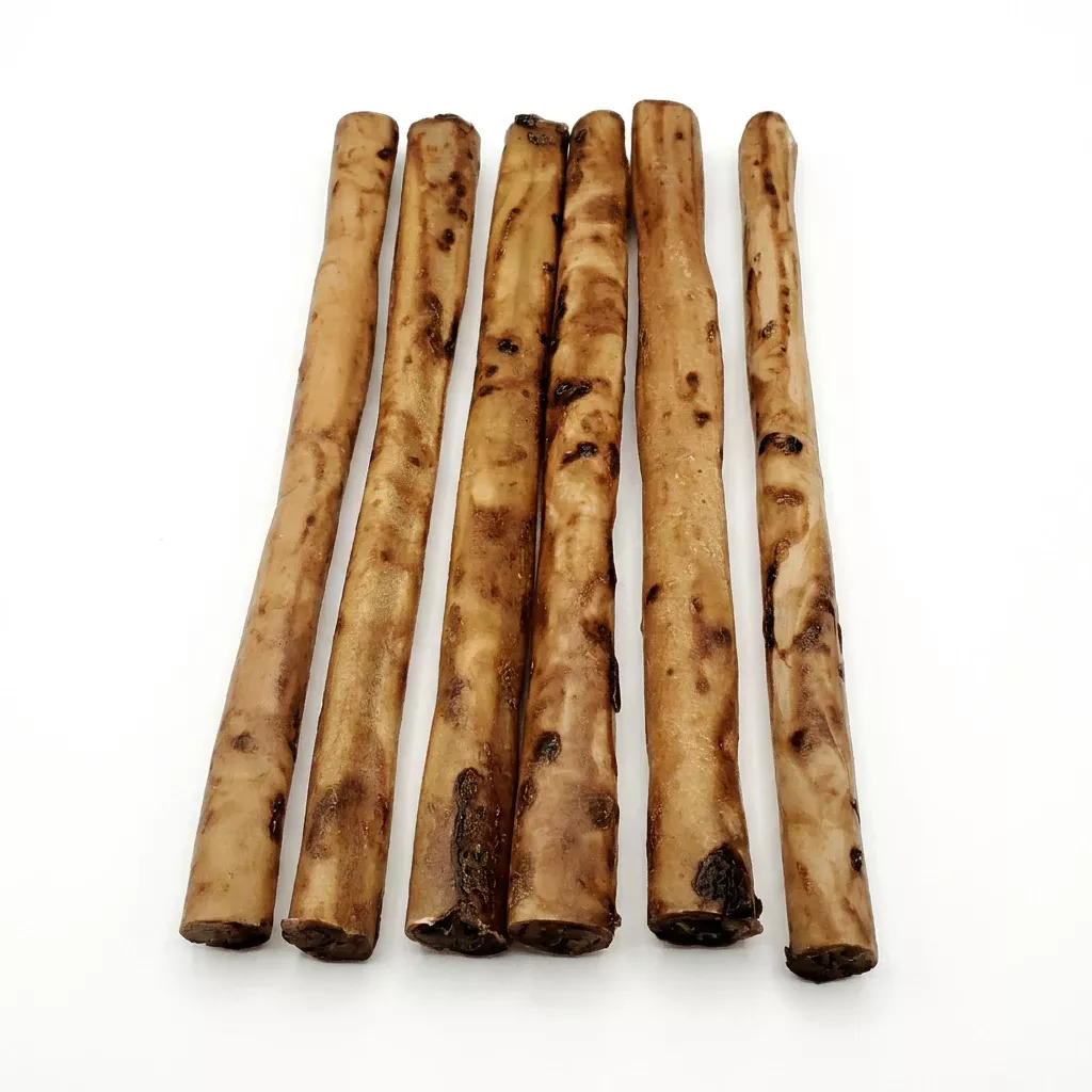 12 LIVER GLAZED - Natural 2 12″- Beef LIVER GLAZED Collagen Stick-Natural (10pc) - Image 1