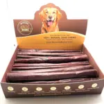 12″- Beef LIVER GLAZED Collagen Stick-Brown (10pc)
