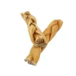 6"- Braided Beef Collagen Stick - Natural (20pc) - Image 5