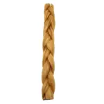 IMPERFECT COLOR -12" - Braided Beef Collagen Stick - Natural (10pc) - Image 4