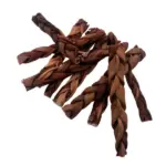 5"- Thin Braided Beef Collagen Stick - Brown (40pc)