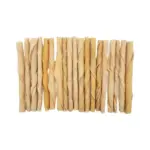 5"- Thin Twisted Beef Collagen Stick - Natural (1kg~200pc) - Image 6