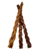 12"- Bully Stick - Braided Low Odour -THICK (11 pc)