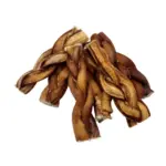 6"- Bully Stick - Braided - THIN  - Low Odour (40pc) - Image 3