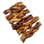 6"- Bully Stick - Braided - THIN  - Low Odour (40pc)
