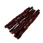 12" - Braided Beef Collagen Stick - Brown (10 pc)