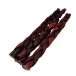 12" - Braided Beef Collagen Stick - Brown (10 pc) - Image 2