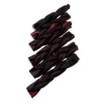 6"- Braided Beef Collagen Stick Brown (20pc) - Image 5