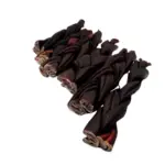 6"- Braided Beef Collagen Stick Brown (20pc) - Image 2