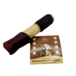 6" Beef Collagen Stick - Natural - Wrapped Ends (20 pc) - Image 5