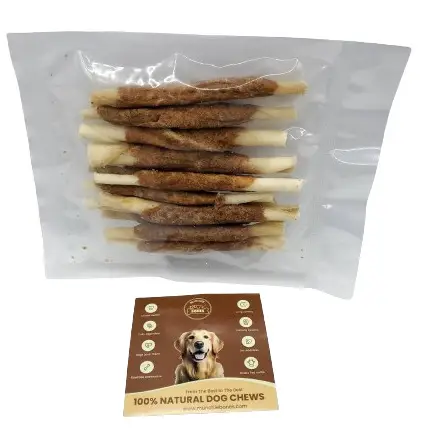20231209_112027-removebg-preview.webp 5″- Thin Beef Collagen & Minced Chicken Stick (10 packs x 100g) - Image 1