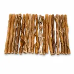 5"- Thin Twisted Beef Collagen Stick - Brown (1kg~200pc) - Image 2