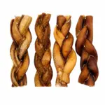 6"- Bully Stick - Braided - THICK- Low Odour (22 pc) - Image 3