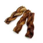 6"- Bully Stick - Braided - THICK- Low Odour (22 pc) - Image 2