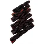 6"- Braided Beef Collagen Stick Brown (20pc) - Image 3