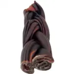 6"- Braided Beef Collagen Stick Brown (20pc) - Image 4