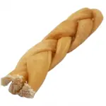 6"- Braided Beef Collagen Stick - Natural (20pc) - Image 3