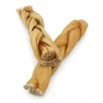 6"- Braided Beef Collagen Stick - Natural (20pc) - Image 4