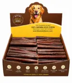 6"- Beef LIVER GLAZED Collagen Stick - Brown (20pc)