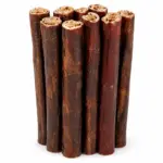 6"- Beef LIVER GLAZED Collagen Stick - Brown (20pc) - Image 2