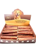 6″- Beef LIVER GLAZED Collagen Stick-Natural (20pc)
