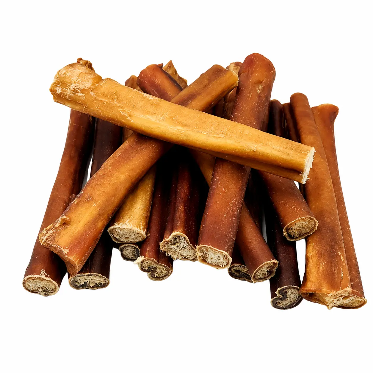 Bully Stick 6 inch - 2 6"- Bully Stick - THIN Low Odour - Pizzles (55 pc) - Image 1