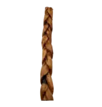 12"- Braided LIVER GLAZED Beef Collagen Stick - Natural (10pc) - Image 3