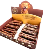 5"- Beef Collagen Pressed Bone LIVER GLAZED (10pc)