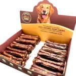 5"- Beef Collagen Pressed Bone LIVER GLAZED (10pc)
