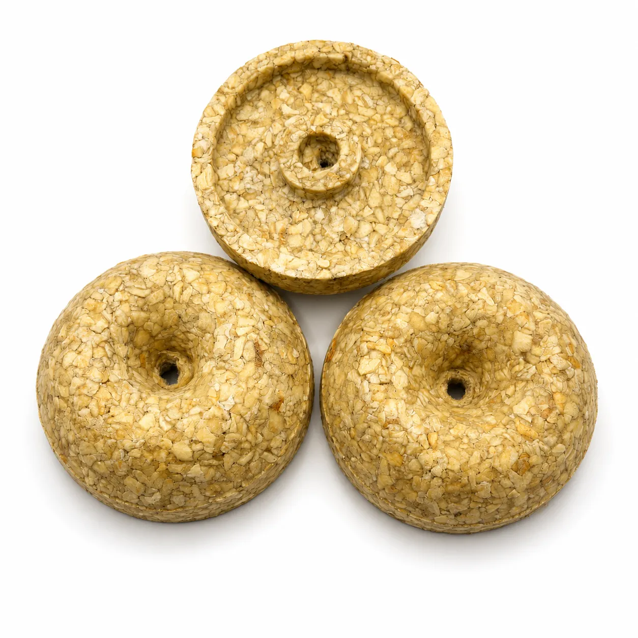 5 inch Collagen Bagel-2 5" Buffalo Collagen Bagel (3pc pack) - Image 1