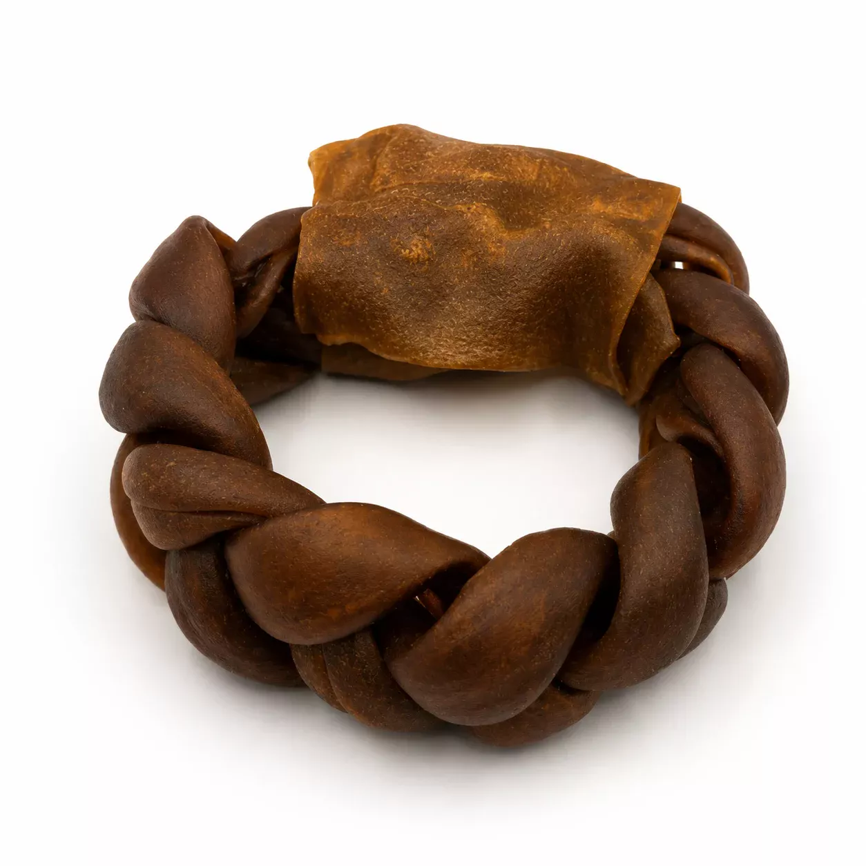 Camel Braided Ring - 2 6" CAMEL Braided Collagen Ring (7pc pack) - Image 1