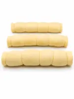 12" Buffalo Puffed Cheek Roll White (3pc pack) - Image 3