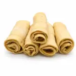 6" Buffalo Puffed Cheek Roll White (5pc pack)