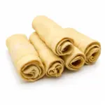 6" Buffalo Puffed Cheek Roll White (5pc pack) - Image 5