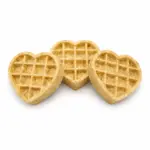 3" Buffalo Collagen Heart Waffle - Edible “Lick Mat” (10pc pack) - Image 4