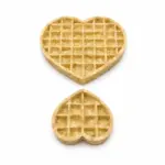 3" Buffalo Collagen Heart Waffle - Edible “Lick Mat” (10pc pack) - Image 6