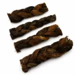 6" Buffalo Green Tripe Braided (10 pc pack)