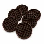 6" Buffalo Collagen Waffle - Edible “Lick Mat” - Brown (4pc pack) - Image 4