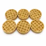 3" Buffalo Collagen Waffle - Edible “Lick Mat” - Natural (8pc pack) - Image 6