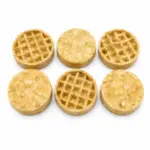 3" Buffalo Collagen Waffle - Edible “Lick Mat” - Natural (8pc pack) - Image 2