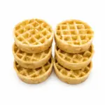3" Buffalo Collagen Waffle - Edible “Lick Mat” - Natural (8pc pack) - Image 3