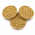 6" Buffalo Collagen Waffle - Edible “Lick Mat” - Natural (4pc pack)