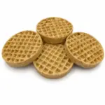6" Buffalo Collagen Waffle - Edible “Lick Mat” - Natural (4pc pack) - Image 5