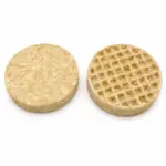 6" Buffalo Collagen Waffle - Edible “Lick Mat” - Natural (4pc pack) - Image 3