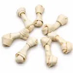 5" Buffalo Puffed Knotted Bone Small  (30pc pack)